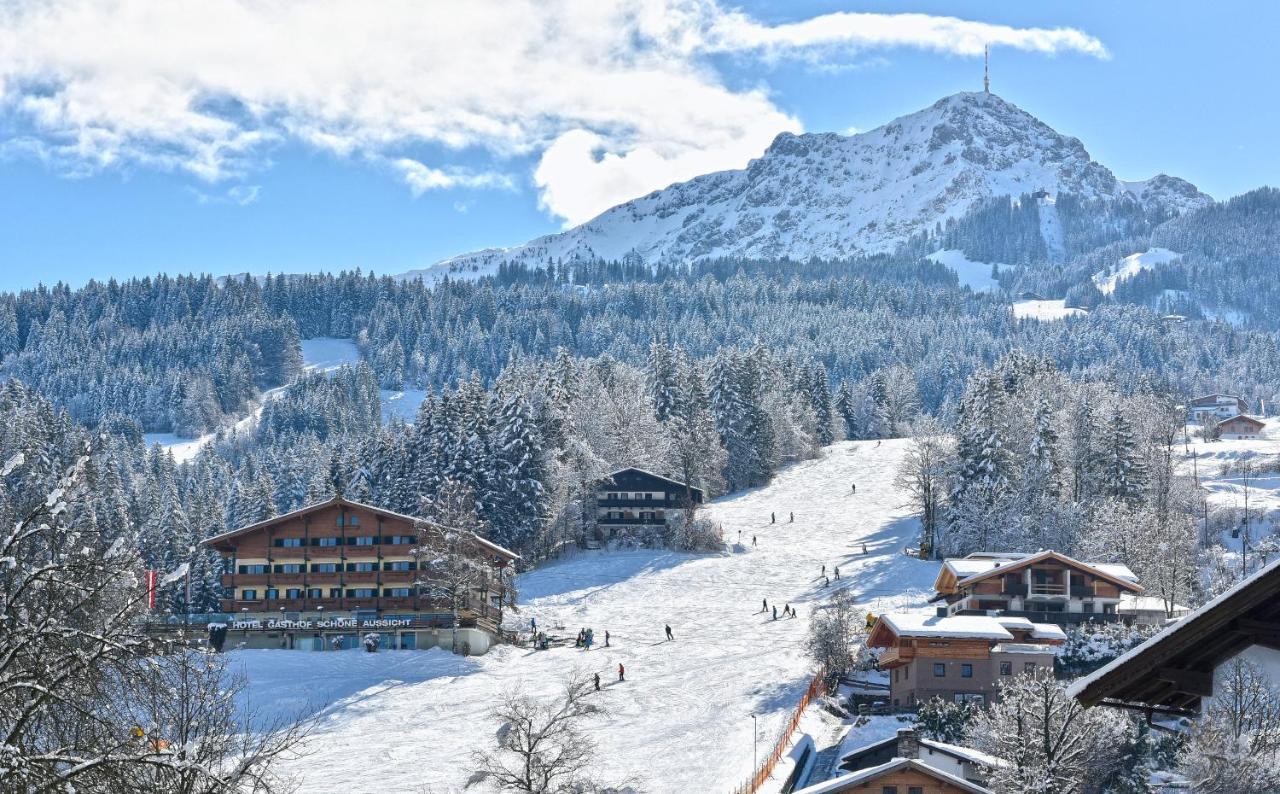 Hotel-Gasthof Zur Schoenen Aussicht Sankt Johann in Tirol Exteriér fotografie
